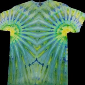 Custom hand dyed tie dye tshirt